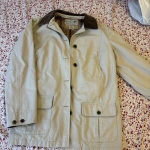 L.L. Bean Men’s Canvas Barn Chore Jacket in Khaki Vintage